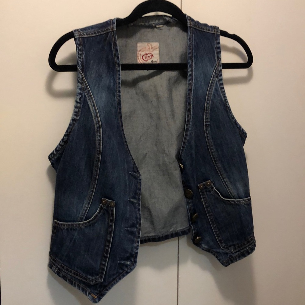 Women’s jean vest